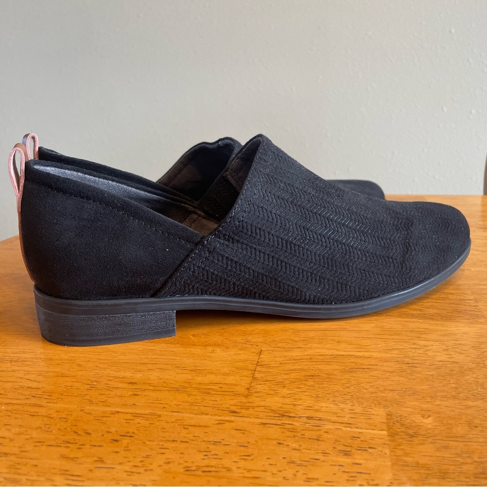 Dr Scholls Women's Sz 8 Black Slip on Loafer Shoes
